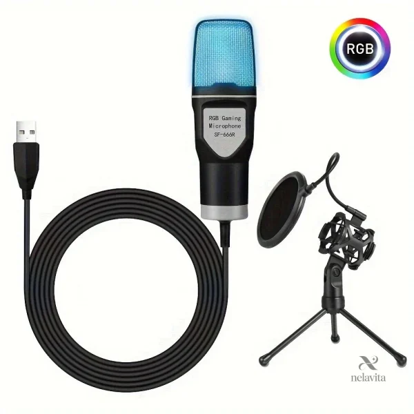 microphone-usb-sf-666r-avec-trepied-et-filtre-anti-pop-id-jtybv0-1 Microphone USB SF-666R avec trépied et filtre anti-pop