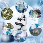 Microscope professionnel complet avec grossissement jusqu’à 1600X