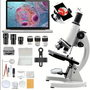 Microscope compatible smartphone et PC, accessoires inclus