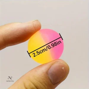 Mini balles rebondissantes colorées pour enfants