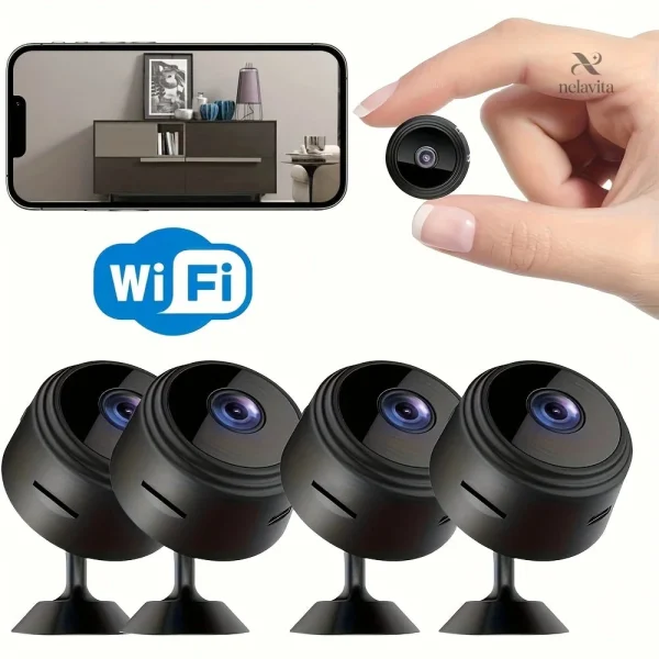 Mini caméra espion Wi-Fi HD 1080P avec vision nocturne