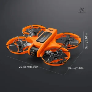 Mini Drone de Course Orange avec Caméra HD