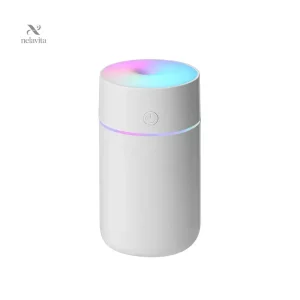 Mini humidificateur d’air USB avec lumière LED – Diffuseur silencieux pour bureau, voiture ou chambre