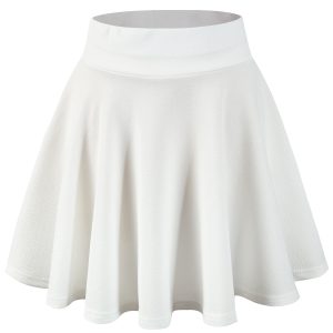 Mini jupe évasée femme style tennis