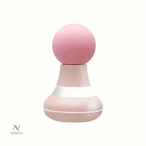 Mini Masseur Électrique Visage et Corps – Design Compact avec Tête Ronde Relaxante pour Massage Ciblé et Anti-Stress