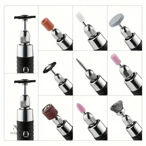 Meuleuse de précision avec embouts pour aiguisage et ponçage