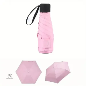 Mini parapluie de voyage vert  Protection imperméable et design élégant