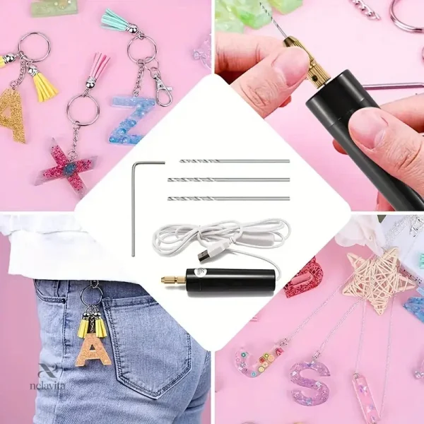 Mini Perceuse Électrique USB – Outil de Précision