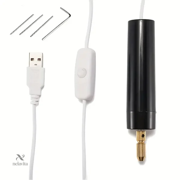 Perceuse Électrique USB pour Projets de Détail