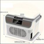 Réfrigérateur de voyage pratique pour le bureau et les loisirs