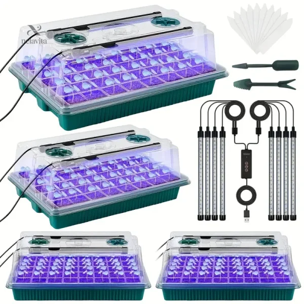 Éclairage LED intégré pour une germination efficace des semences