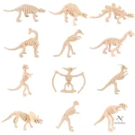 Accessoires éducatifs en plastique sur le thème des dinosaures