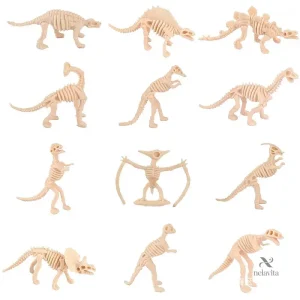 Accessoires éducatifs en plastique sur le thème des dinosaures