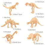 Mini dinosaures à assembler pour l'apprentissage ludique