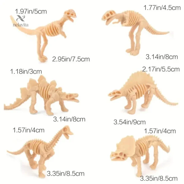 Mini dinosaures à assembler pour l'apprentissage ludique