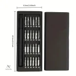 Kit de tournevis pour électronique, smartphone et montre, 24 embouts