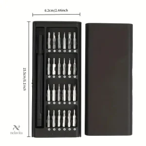 Kit de tournevis pour électronique, smartphone et montre, 24 embouts