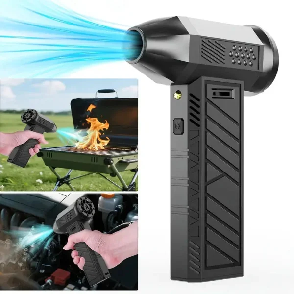 Ventilateur rechargeable compact, parfait pour toutes les occasions