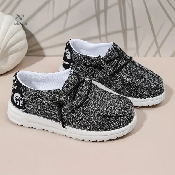 mocassins-garcon-sans-lacets-gris-et-noir-chaussures-lege-jlc0ml-1 Mocassins garçon gris et noir sans lacets légers