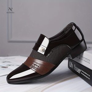 Mocassins Homme en Cuir Verni