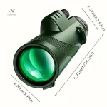 Télescope portable avec lentille grand angle pour voyages