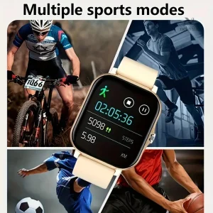 Montre Connectée – Élégante & Complète, Santé, Sport & Notifications