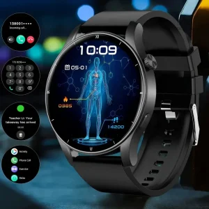 Montre connectée avec suivi santé complet et notifications