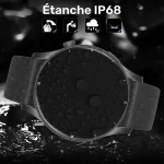 Appels et alertes en temps réel sur montre intelligente