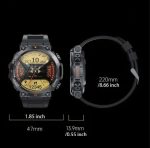 Montre sportive avec fréquence cardiaque et écran HD