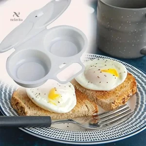 Moule à Œufs Pochés pour Micro-Ondes