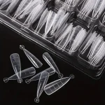 Moule à Ongles Polygel Transparent - Coffret 100 Pièces