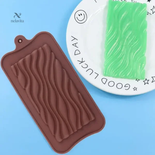 Moule flexible pour barres maison chocolat, céréales et plus