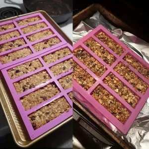 Moule pour préparation de snacks sains et protéinés