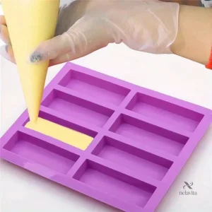Moule flexible pour snacks faits maison et barres énergétiques