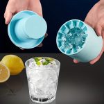 Moule silicone pour faire des glaçons en cubes