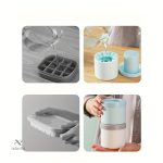 Moule à glaçons en silicone, 60 cubes pratiques