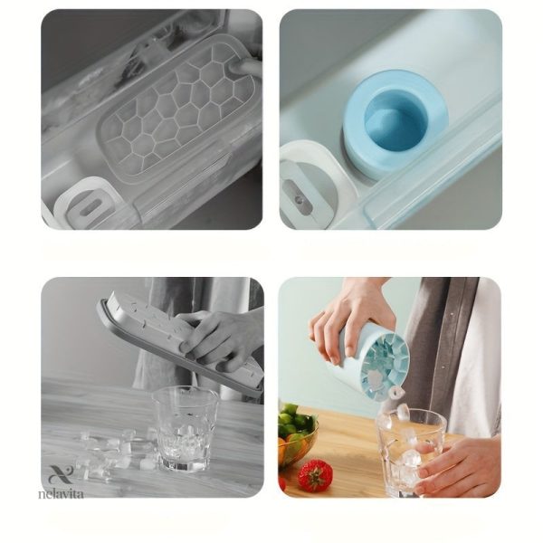 Moule antiadhésif pour glaçons en silicone