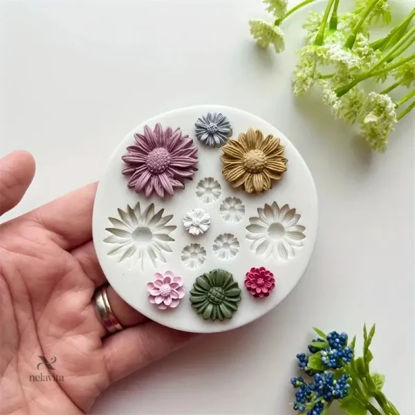 Moule décoratif en silicone pour bricolage