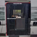 Rideau anti-insectes pour camping-car, installation facile