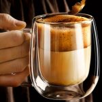 Mug en verre double paroi isolant