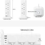 Multiprise tour compacte pour charger plusieurs appareils simultanément
