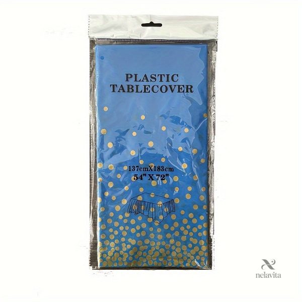 Nappe pour tables élégantes en noir et doré
