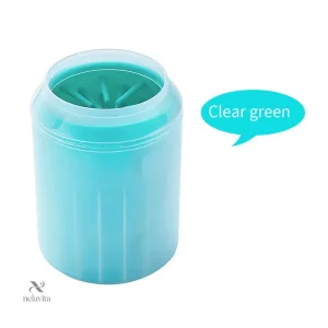 Nettoyeur de Pattes pour Chiens et Chats – Gobelet Silicone Souple Antidérapant, Facile à Utiliser et à Nettoyer