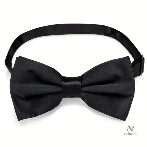 noeud-papillon-noir-classique-reglable-accessoire-elegant-gufvs3-1 Nœud papillon noir classique réglable pour homme
