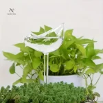 Oiseau en verre, solution pratique pour l'hydratation des fleurs