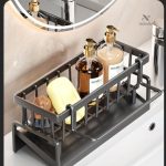 Rangement efficace pour éponge et savon à portée de main
