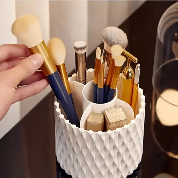 Boîte de rangement anti-poussière pour pinceaux et cosmétiques