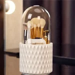 Rangement esthétique pour accessoires de maquillage et pinceaux