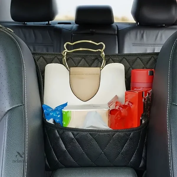 organisateur-de-voiture-en-cuir-filet-de-rangement-entre-e6rpzw-1 Organisateur de voiture en cuir pour accessoires et sacs
