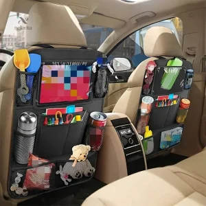 Organisateur de voiture multifonction avec rangement arrière